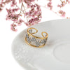 Sunflower Adjustable Rose Gold Ring 2