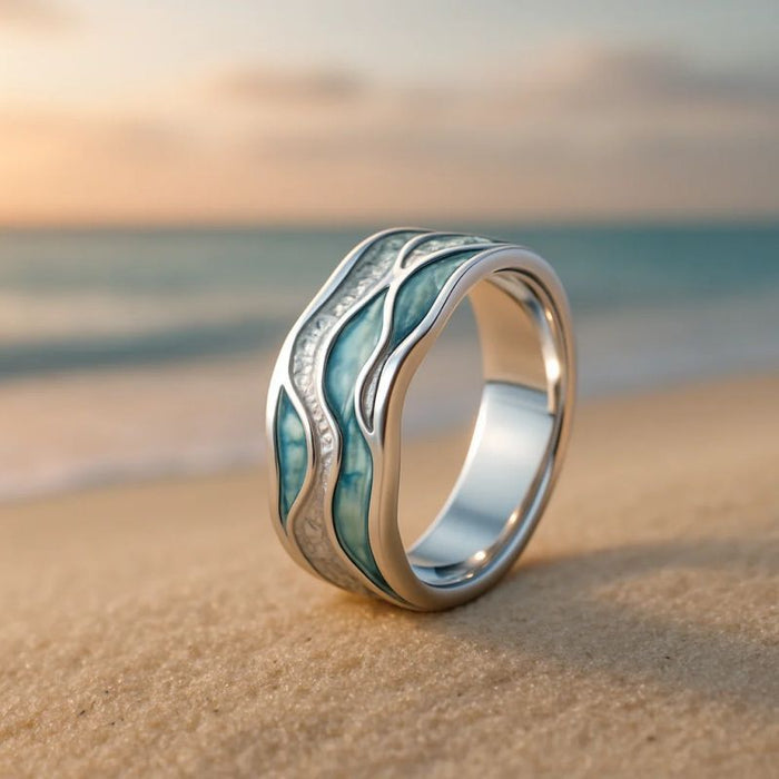 Ocean Wave Ring