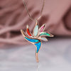 Opal Peace Flower Necklace 2