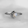 Rose Gold Moon Ring 2