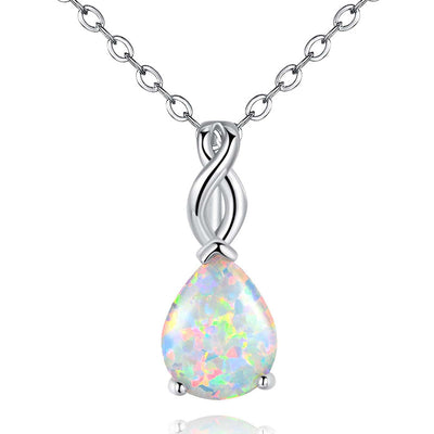 Opal Pendant Necklace