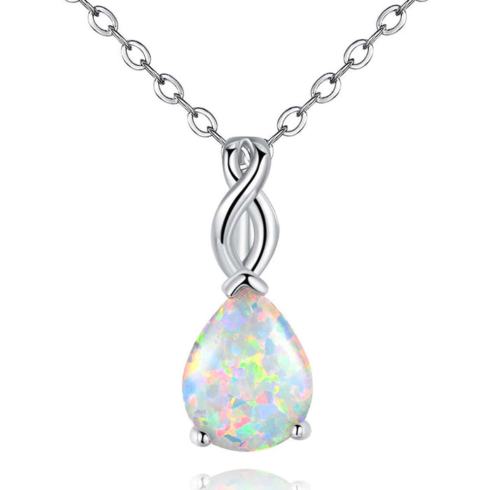 Opal Pendant Necklace