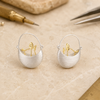 Classic Two-Tone Earrings 1