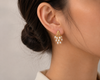 Baroque Pearl Earrings 1