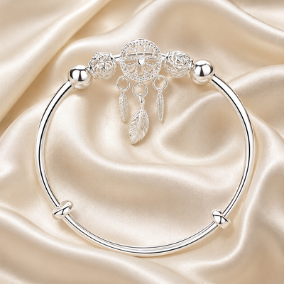 Sterling Silver Dreamcatcher Bracelet