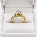 Geometric Crystal Circle Ring