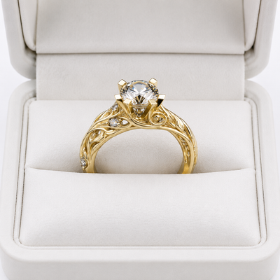 Geometric Crystal Circle Ring