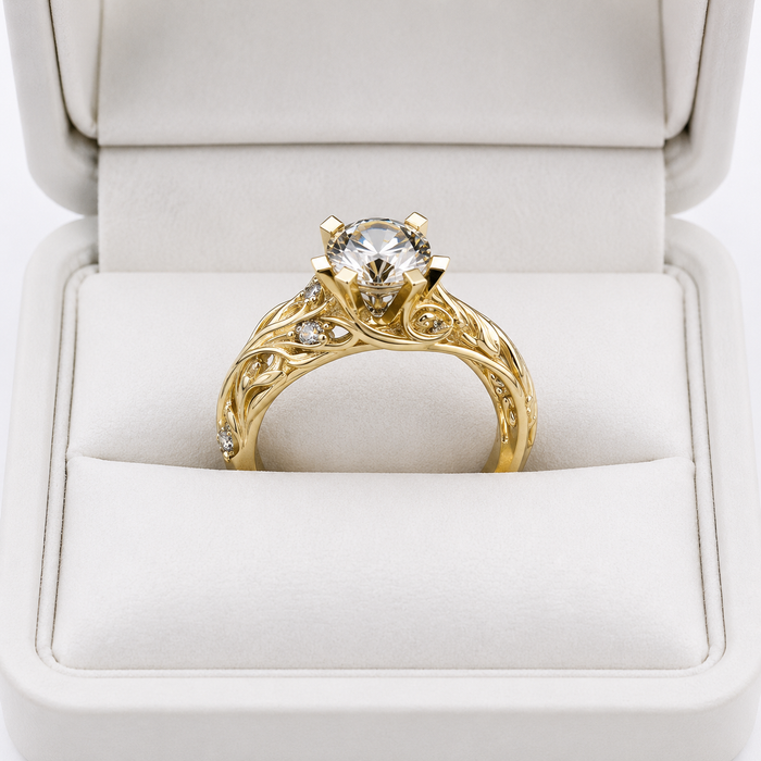Geometric Crystal Circle Ring