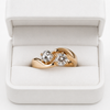 Zirconia Gold Ring 2