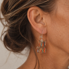 Colorful Cat Bookshelf Earrings 2
