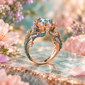 Topaz Flower Ring