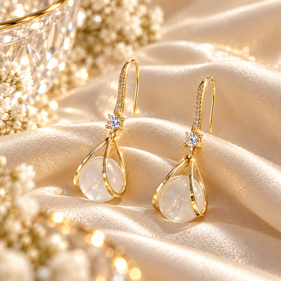 Opal Drop Earrings