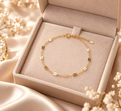 Korean Gold Chain Bracelet
