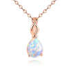 Opal Pendant Necklace 2