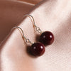 All-matching Opal Ear Hook 925 Sterling Silver Shell Pearl Earrings High-grade Female Earrings 7