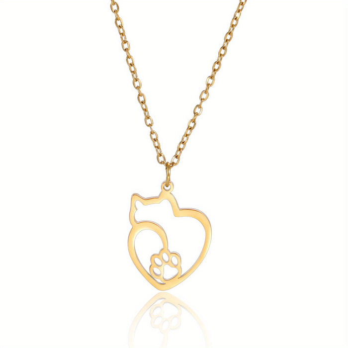 Pet Paw Print Necklace