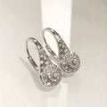 Elegant Luxury Synthetic Zircon Copper Earrings