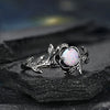 Vintage Opal Black Ring 2