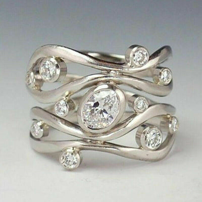 Hollow Geometric Ring