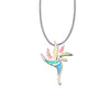 Opal Peace Flower Necklace 1
