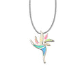 Opal Peace Flower Necklace