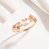 Design Leaf Zircon Ring For Women 1