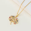 Creative Colorful Tree Of Life Pendant Necklace 5