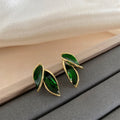Minimalist Leaf Earrings