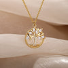Tree of Life Crystal Necklace 1
