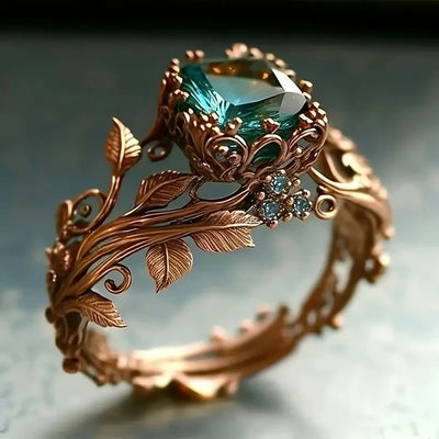 Vintage Sculptural Band Ring