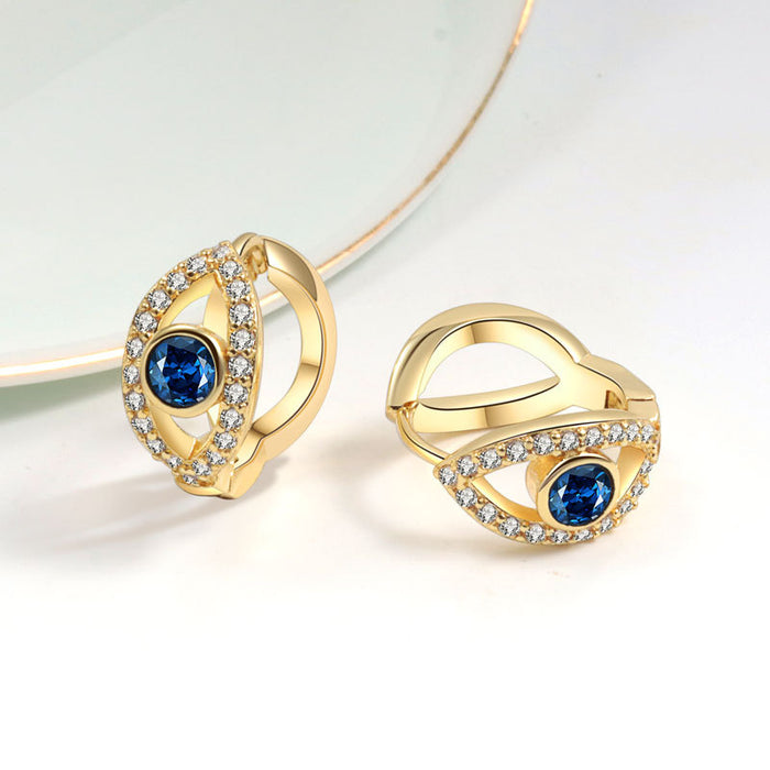 Vintage Zircon Earrings