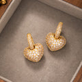 Womens Elegant Zircon Earrings Subtly Luxurious