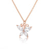 Butterfly Zircon Necklace Ladies Butterfly Pendant 1