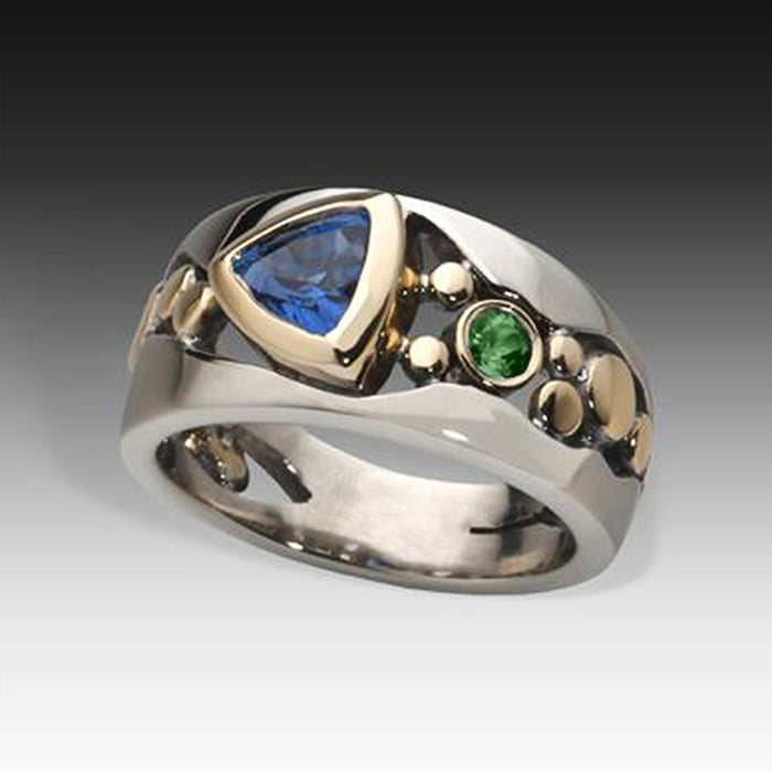 Zirconia Hollow Ring Set