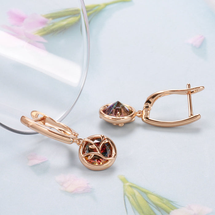 Water Drop Zircon Earrings