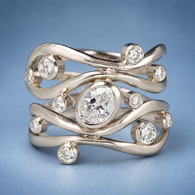 Hollow Geometric Ring